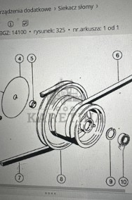 Claas dominator claas mega koło pasowe sieczkarni podstawa napinacz-3