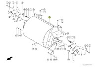 Claas Jaguar 970 - obudowa przyspieszacza 0022833651