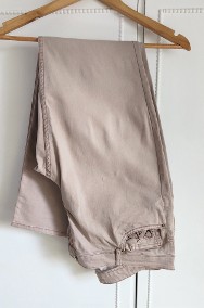 Brązowe spodnie H&M 46 3XL proste plus size-2