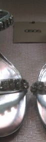 (39) Firmowe, srebrne, bogato zdobione cyrkoniami klapki wieczorowe z Londynu-4