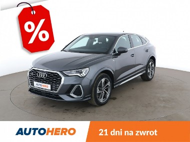 Audi Q3 II S-Line, Napęd na 4 koła, wirtualne zegary, pełna książka serwisowa,-1