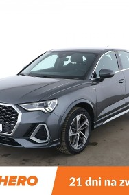 Audi Q3 II S-Line, Napęd na 4 koła, wirtualne zegary, pełna książka serwisowa,-2