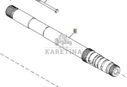 John Deere 8110 8210 8310 8410 Wał Wałek Skrzyni Biegów CZĘŚCI R155933