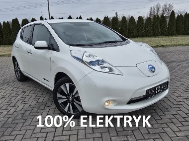Nissan Leaf Elektryk. Full-Opcja. Serwis.Automat.Navi,Kam.360Stopni.Skóry.Ledy-1