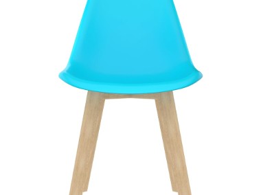vidaXL Krzesła stołowe, 2 szt., niebieskie, plastik289125-1