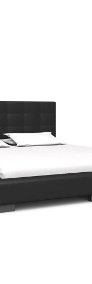 vidaXL Rama łóżka, czarna, sztuczna skóra, 120 x 200 cm 280628-3