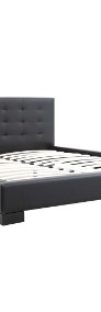 vidaXL Rama łóżka, czarna, sztuczna skóra, 120 x 200 cm 280628-4