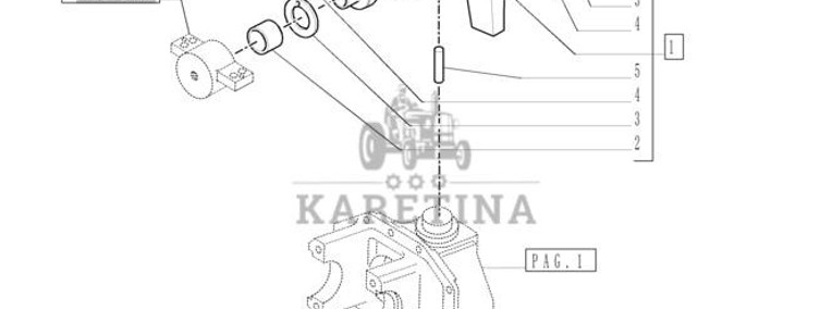 New Holland T6090 Wspornik 82025270-1