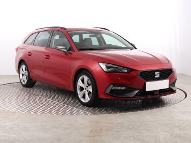 SEAT Leon III , Salon Polska, Serwis ASO, Skóra, Navi, Klimatronic,-1