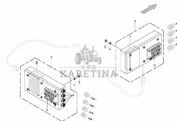 Krone Big M II - płyta moduł sterownik komputer