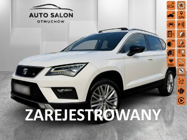 SEAT Ateca FR SKÓRA grzane fotele NAWI panorama AUTOMAT DSG F1 kamery 360 ACC-1