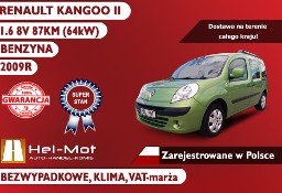 Renault Kangoo II 1.6 8V, 2009R Klima, Sprowadzone i zarejestrowane w Polsce!