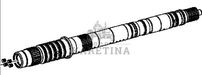 John Deere IVT AUTOPOWER 6820 6920 6920S Wałek Skrzyni Biegów CZĘŚCI AL208303-1