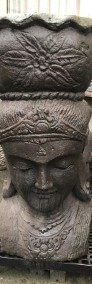 Ganesha H155cm rzeźba z kamienia lawy - Uosabia witalność i żywotność-3