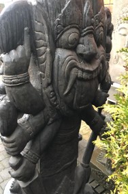 Ganesha H155cm rzeźba z kamienia lawy - Uosabia witalność i żywotność-2