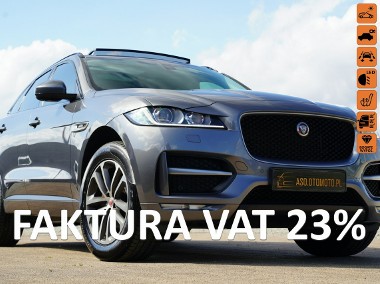 Jaguar F-Pace R SPORT 4x4 NAWI panorama SKORA line asist BIXENONY grzane fotele MA-1