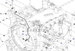 Fendt 930 933 936 939 942 Vario Gen 6 Obudowa Osi Tylnej Wału Koła CZĘŚCI H218PH010103A
