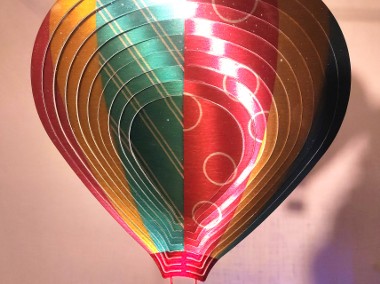 Balon wieczna wietrzna ozdoba 3D, Wind Spinner, kręciołek 30 cm-1