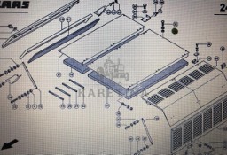 Drabinka Claas Mega 370-340 Nr 1 na rys katalogowym Nr katalogowy 000 646 588 4