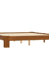 vidaXL Rama łóżka, jasnobrązowa, lite drewno sosnowe, 160 x 200 cm 283290-2