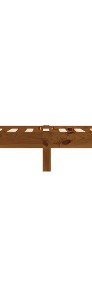 vidaXL Rama łóżka, jasnobrązowa, lite drewno sosnowe, 160 x 200 cm 283290-4