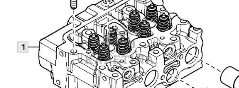 John Deere 6920 6920S Głowica Cylindra CZĘŚCI RE507777 RE553419-1