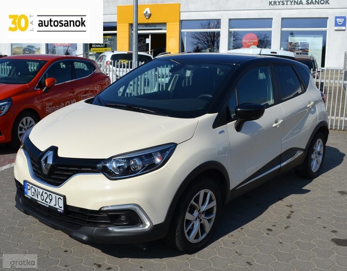 Renault Captur LIMITED 90 KM NAVI BEZWYPADKOWY Klimatronic