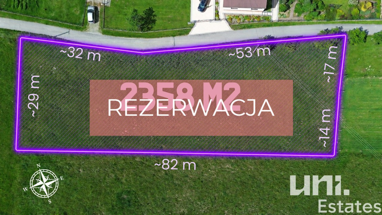 Działka budowlana widokowa Olchawa k. Nowy Wiśnicz, małopolskie