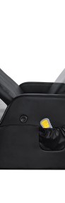 vidaXL Fotel masujący, czarny, sztuczna skóra 242510-4