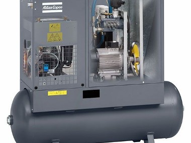 sprężarka śrubowa kompresor Atlas Copco 4 kW zbiornik 200 litrów osuszacz -1