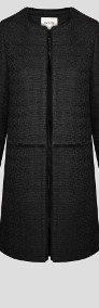 Nowy płaszcz Orsay L 40 czarny płaszczyk prosty pudełkowy klasyczny elegancki-4