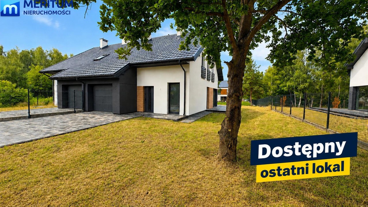 Nowoczesny Dom, 1/2 bliźniaka ok.140m2, z dużą działką, Osowiec