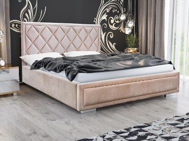 Nowoczesne, nietypowe łóżko Margo z materacem 160x200 cm-1