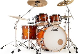 Pearl MCT924XEP/C840 Masters Maple Almond Red Stripe 4-Piece Shell Set