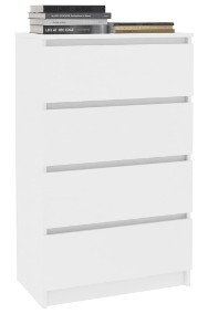 vidaXL Komoda, biała, 60 x 35 x 98,5 cm, płyta wiórowa800531-2