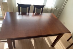 Stół z drewna czereśni-prostokątny i rozkładany 