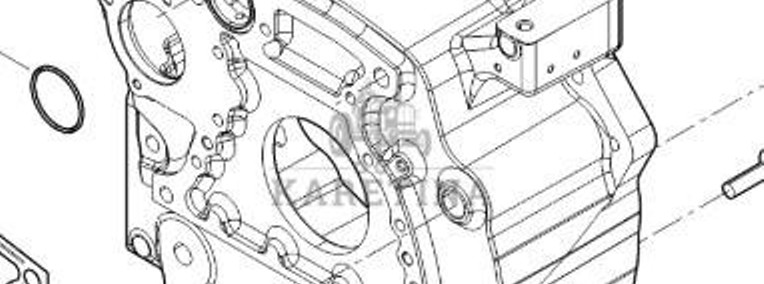 CLAAS Arion 610 660 Obudowa Koła Zamachowego CZĘŚCI 0011614020 00 1161 402 0-1