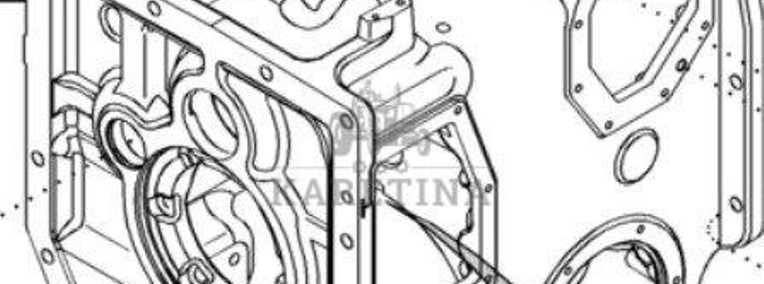 Case Magnum MX New Holland TG Obudowa Skrzyni Biegów 396069A4-1
