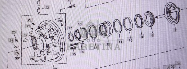 John Deere AR78723/wał-napęd WOM/John Deere 4555/4755/4955 Nr części AR 78723-1