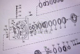 John Deere AR78723/wał-napęd WOM/John Deere 4555/4755/4955 Nr części AR 78723