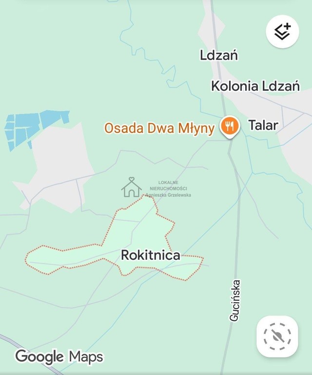 Urocza działka w ciszy i zieleni Rokitnica gm Łask - Widok 3