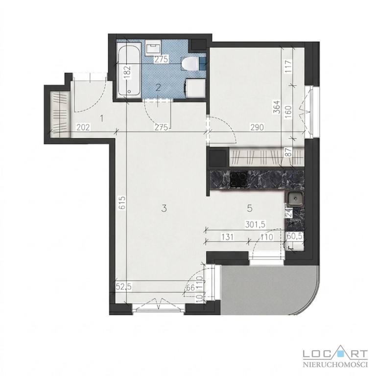 Mieszkanie na sprzedaż, 2 pokoje, 42 m², Kraków