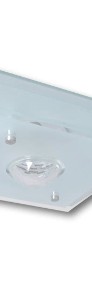 vidaXL Kwadratowa lampa sufitowa, szklana, kryształowa 240542-3