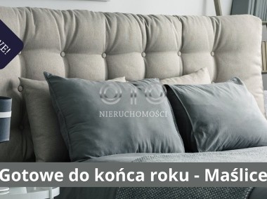 Nowe 2 pokoje, Maślice, gotowe w tym roku!-1