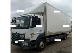 Mercedes-Benz Atego 1521 Euro 6 kontener 20p. ład.7155kg \sprowadzony Mercedes Atego 1521 Euro 6 tylko 289 tys.km! kontener 20 p koła ...
