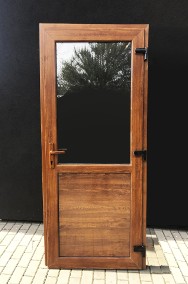 Drzwi PCV wejściowe szyba panel zewnętrzne o rozmiarze 100x210 -2