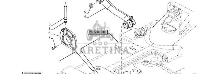 New Holland T6070 Kolektor 87676058-1