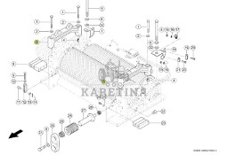 Claas Jaguar 970 - corncracker - mostek 0001254541