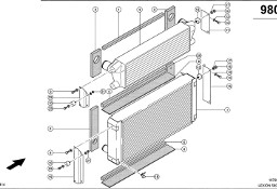 Claas Lexion 560 CHŁODNICA WODY 0007964412 (Silnik cat c9; układ chłodzenia)