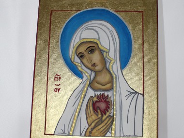 Obraz olejny Matka Boża Fatimska ikona matka boska -1